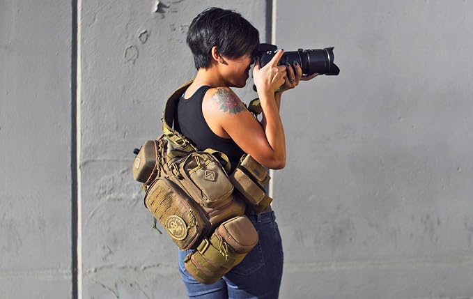 HAZARD 4 Jelly Roll Lens/Scope/Bottle Padded Case with Molle, Black - Image 3