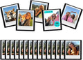 Go Magnetic Picture Frame for Polaroid Go Gen2/Gen3 Instant Camera | Picture Frame for Polaroid Go Fits 2.12x2.62 Inches Films, Magnets for Refrigerator with Transparent Cover, Black, 20 Pack by wogozan