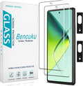 2+2 Pack Screen Protector for Google Pixel 7 Tempered Glass Film | with Camera Lens Protector, 9H Tempered Glass, Support Fingerprint Unlock, Anti Scratch, Bubble Free by Bencuku