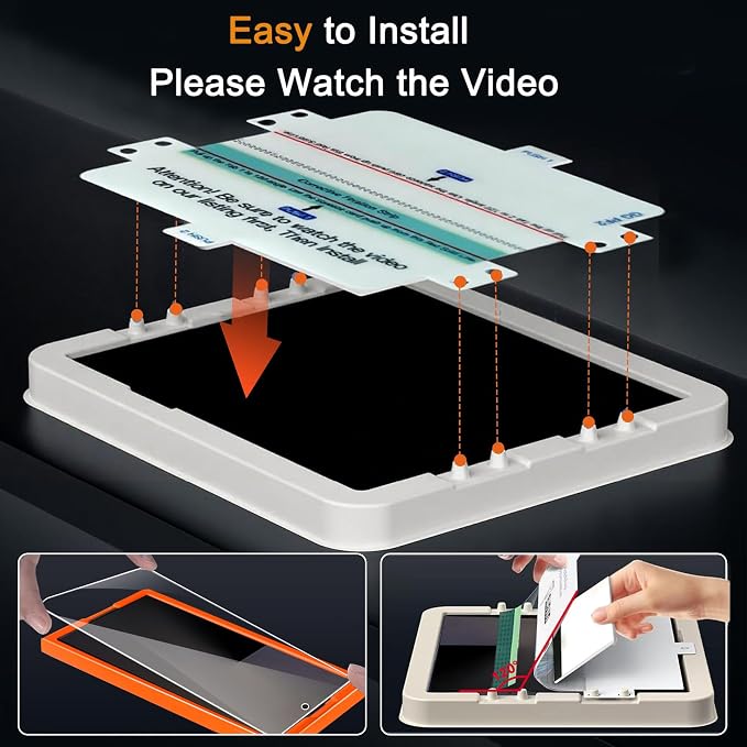 Milomdoi Screen Protector for Samsung Galaxy Z Fold 8 Ultra/Z Fold 7 | 3 Pack Inside TPU Film + 3 Pack Front 9H Tempered Glass + 3 Pack Camera Lens Protector, Easy Installation, No Bubbles - Image 2