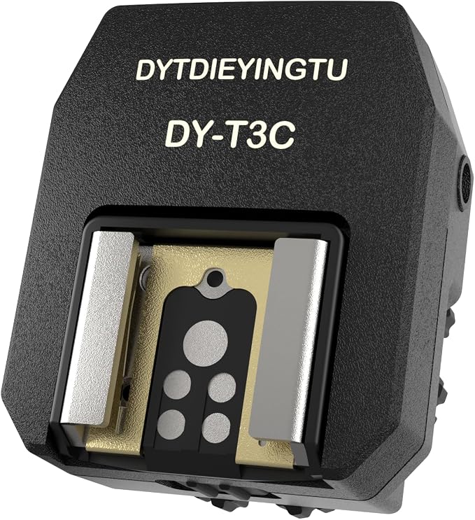 DY-T3C for Canon Camera Flash Hot Shoe Adapter Mount Top-Mounted Expansion Accessory: Multi-Flash synchronous Shooting with Cable Converter (DY-T3C 1PCS + PC Cable 1PCS) by DYTDIEYINGTU