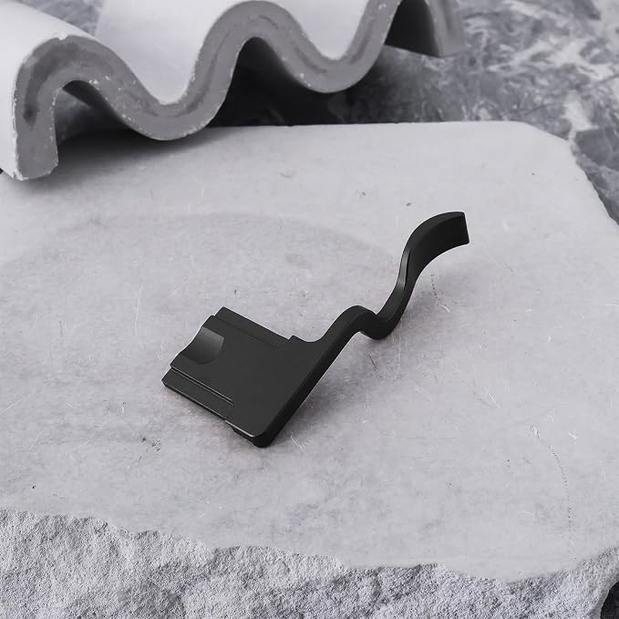 Camera Hot Shoe Thumb Up Rest Hand Grip with Concave Shutter Release Button Compatible with Fujifilm XT50 XT5 XT4 XT3 XT30 XT2 XT20 XT10 Digital Camera, Black - Image 5