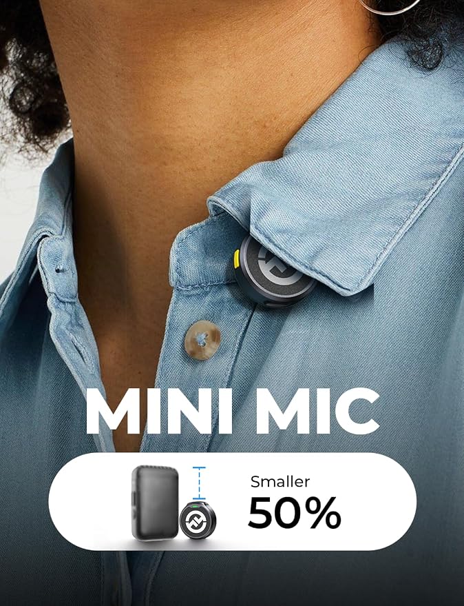 Hollyland Lark M2 Wireless Microphone for iPhone/Camera/Android/PC, 48kHz/24-bit High Fidelity Audio, 300m Range, Noise Cancelling, 40h Use, YouTube, Vlog, Streaming (2TX + 3RX + Charging Case) | Streaming (2TX+3RX+Charging Case), Hours of battery life... - Image 3