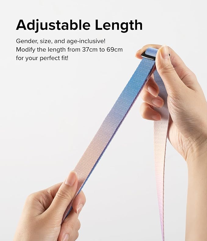 Ringke Phone Lanyard [Lanyard Strap Aurora] for Camera | Travel Essentials, One-Touch Buckle, Premium Material Phone & Camera Accessories, Adjustable Sturdy Universal Neck Strap - Image 6
