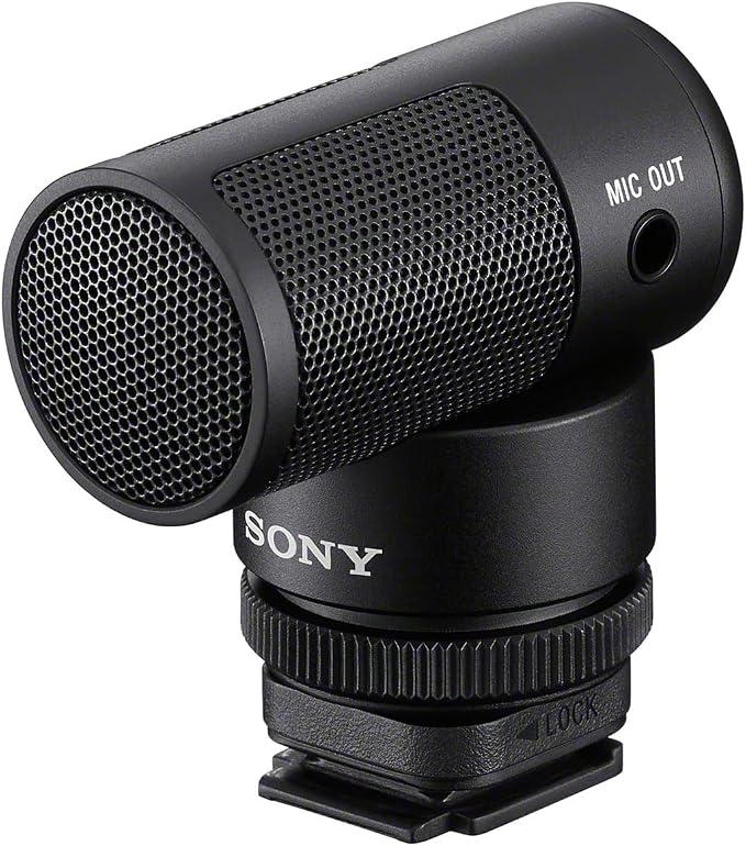 Sony Vlogger Shotgun Microphone Bundle | Nylon Braided 3.5mm Male-Female Audio Cable, Multi Interface Shoe, Large-Diameter, 14.6 mm Capsule, Windscreen, (2 items) - Image 2
