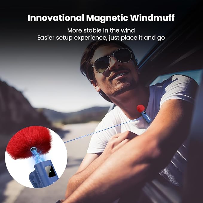 Wireless Lavalier Microphone for iPhone, Noise Cancelling | Crystal clear audio with noise reduction, plug and play with Lightning connector, perfect for TikTok and vlog - Image 7