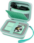 Comecase Digital Camera Case for Kodak PIXPRO FZ45 FZ55, Light Green | Fits Cameras up to 4.33 x 3.07 x 2.3 in, Pre-Cut Foam, Elastic Strap&Hand Strap, Mesh Pocket for Accessories, Case Only by COMECASE
