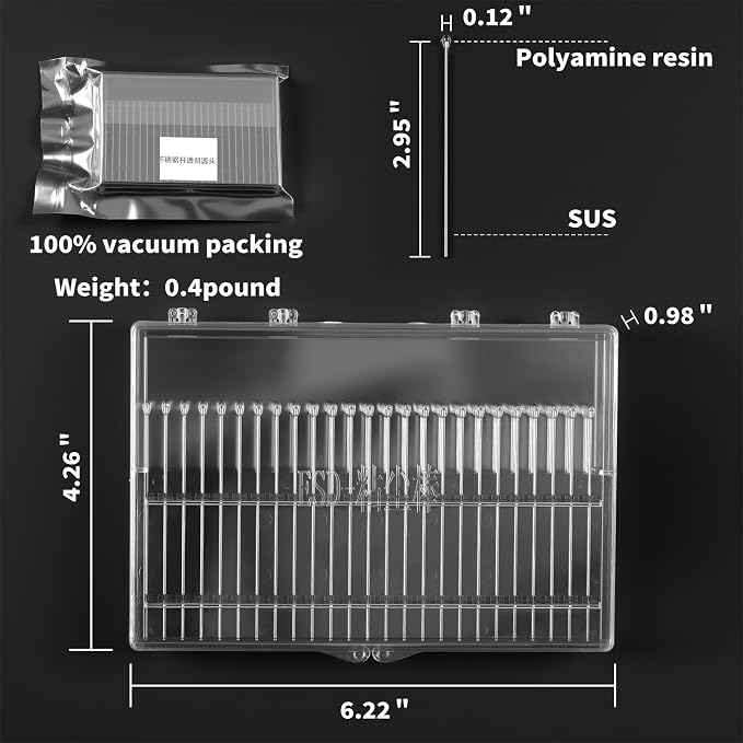 ESD Professional Stainless Steel Gel Swab Sticks for Cleaning Camera Lenses, sensors, PCB, SMT, semiconductors and Electrostatic Sensitive Equipment. (Transparent-100Packs, High Viscosity) - Image 2