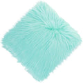 12inch Square Small Faux Fur Sheepskin Cushion Soft Plush Area Rug,Photo Background for Small Product Desktop Photography,Display and Decor,Jewelry,Nail Art,Locker Accessories (Blue) by NINGDAN