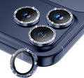 Camera Lens Protector for iPhone 17 Pro Max/17 Pro-Gliter Deep Blue | 9H Tempered Glass, Metal Individual Camera Cover, Accessories, Anti-drop, Case Friendly, HD Clear, Anti-Scratch by WumigooProducts