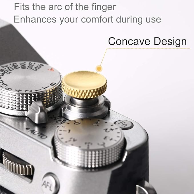 Camera Shutter Button(3 Pack Glod), Upscale Soft Shutter Release Button - Image 2