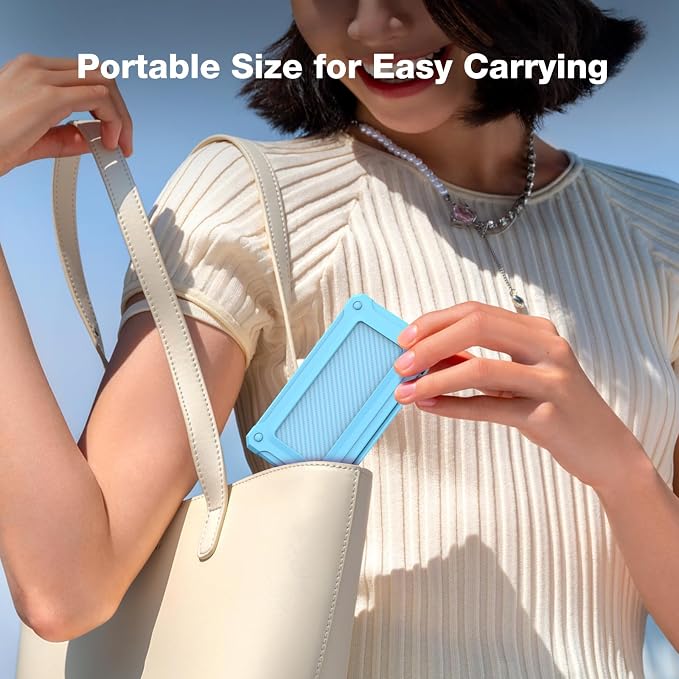 HEIYING SD Card Holder with 40 Precise Slots for SDXC SDHC Micro SD Cards | Portable SD Card Case, Hard ABS Shell with Soft Silicone Lining, Precise Card Slots,Magnetic Closure for Neat Storage - Image 6