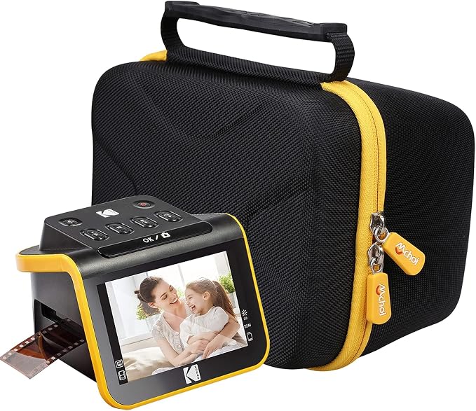 Mchoi Hard Case for Kodak Slide N SCAN, Shockproof EVA Carrying Case for Kodak Film and Slide Scanner with 5" LCD Screen, Hard Protective Storage Pouch with Mesh Pocket, Case Only - Image 4