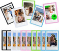 Mini Magnetic Picture Frame for Fujifilm Instax Mini Instant Camera | Fits Mini 13/12/11/41/SE/EVO Camera 2.15"x3.4" Films, Mini Magnet Picture Frames for Fridge, Home, School, Colorful, 20 Pack by wogozan