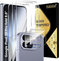 (3+2 Pack) Glass Screen Protector for Google Pixel 10 Pro Fold with Camera Lens Protector,9H Tempered Glass,Fingerprint Unlock,Anti-Scratch,Bubble Free,Case Friendly - Clear by Unknown