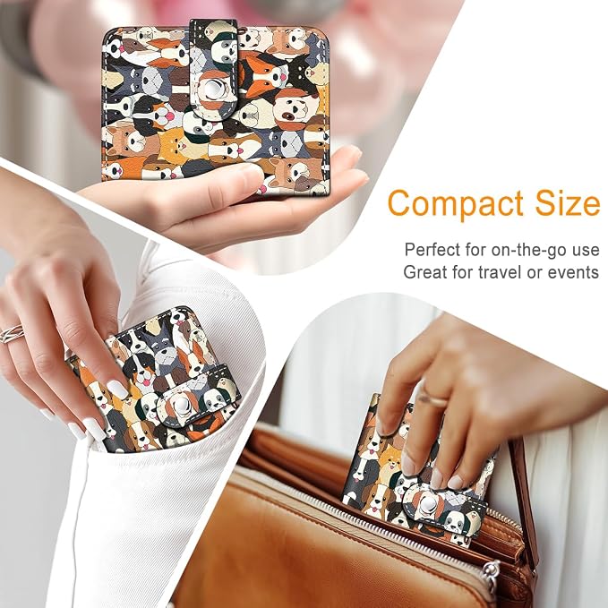 Dogs Small Photos Album for 2x3 Inch Films, 56 Pockets | Mini Cute Picture Book, Wallet Size, for Polaroid Fujifilm Instax Mini Instant Camera Printer, Kpop Photocard Binder Holders - Image 6