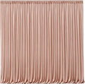 Nude Blush Backdrop Curtains-Wrinkle-Free Polyester Photography Drapes Party Curtain Background for Baby Shower Wedding Decorations- 32 X10FT by WishCare