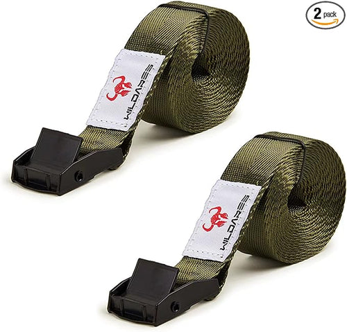 1" x 6.6' Trail Cam Strap,Game Camera Straps,Trail Camera mounting Straps,1800 lbs,Heavy-Duty,Tree Belts,Durable Nylon Fiber,Long-Lasting Alloy Buckle,Pack of 2 by WildAres