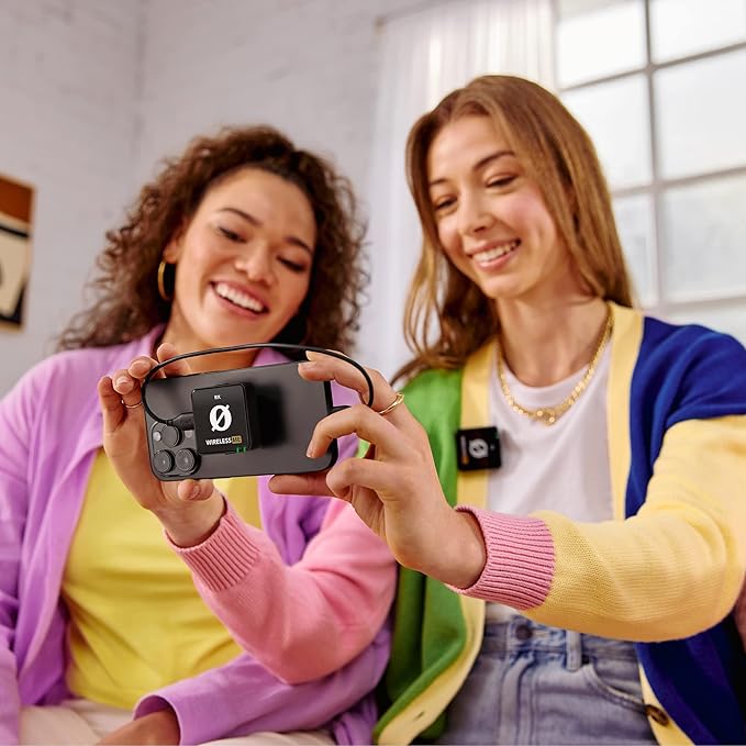 RØDE Wireless ME Ultra-compact Wireless Microphone System with Built-in Microphones, GainAssist Technology and 100m Range for Filmmaking, Interviews and Content Creation, Wireless ME | 2.4 GHz digital signal with GainAssist for cameras, computers and s... - Image 5