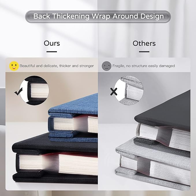 Popotop Large Photo Album Self Adhesive 4x6 5x7 8x10 Scrapbook Album DIY Picture Book,Gifts for Mom,Family Baby and Wedding,with Metal Pen and Plastic Board - Image 6