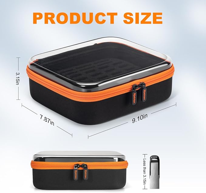 USB Flash Drive Case USB Storage with Labels, 72 Slots Thumb Drive Cases, Memory Card Case for USB Flash Drives, USB Holder Flash Drive Organizer Fits for Samsung/Sandisk/SamData/Lexar Jump Drive - Image 5