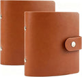 Ruibytree 52 Pockets Small Photo Album 2x3 for Instax Mini, Brown, 2 Pack | Pocket-Size, PU Leather Cover, Snap Closure, Acid-Free Pages, Fits Polaroid 2x3 Photos, Kodak Mini Prints & ZINK Photos by 2x3PhotoAlbum4x6PhotoAlbum35x425PhotoAlbumGoPhotoAlbum85x11VinylStickerPaper