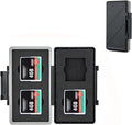 4 Slots CF Card Holder, Water-Resistance Anti-Shock Compact Flash Card Case Storage for Canon 400D 350D 50D 40D 30D 7D Mark II 7D 5DS R 5D Mark IV III II 1D Mark II Nikon D810 D800 by JJC