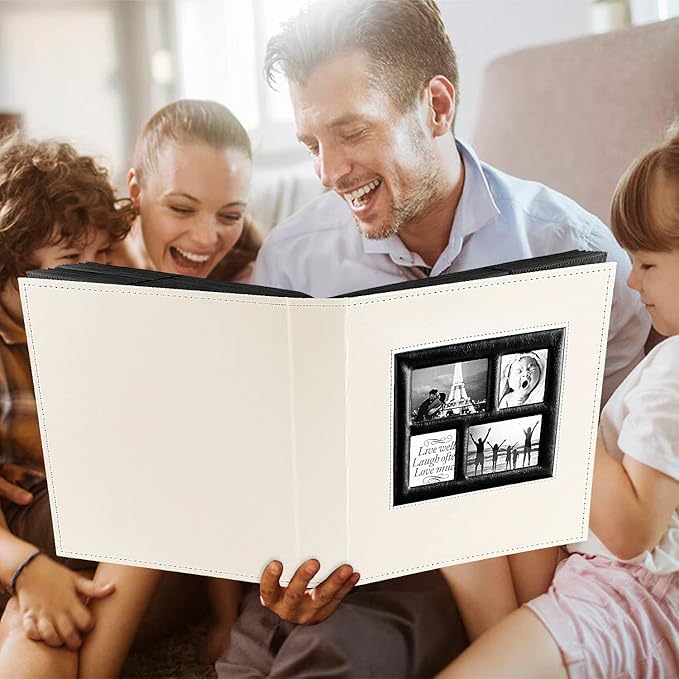 Ywlake Photo Album 4x6 500 Pockets Photos, Extra Large Capacity Family Wedding Picture Albums Holds 500 Horizontal and Vertical Photos Beige - Image 7