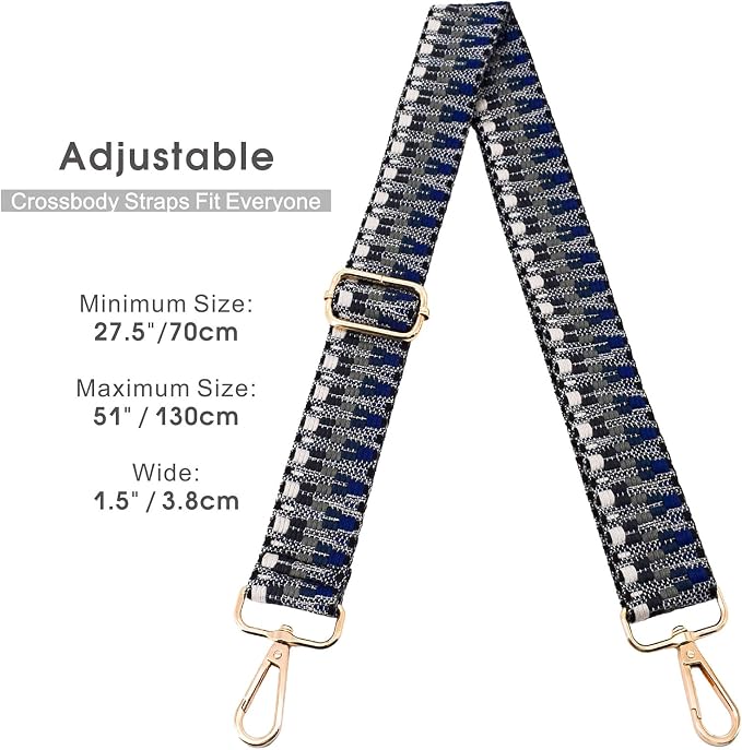 Replacement Purse Strap Shoulder Strap Adjustable Crossbody Strap for Women Crossbody Wide Shoulder Bag - Image 2