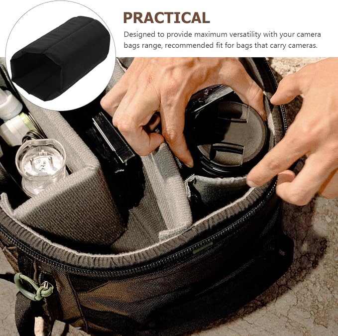 OSALADI 8Pcs Camera Bag Divider Insert Set Padded Dividers Compartment Organizer - Image 5