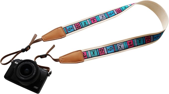 UNIKSTRAP Original Design Personalized Adjustable Camera Strap Hieroglyphs, Fit for Canon Nikon Sony Olympus Interchangeable Lens Digital Camera/DSLR etc. by Unknown