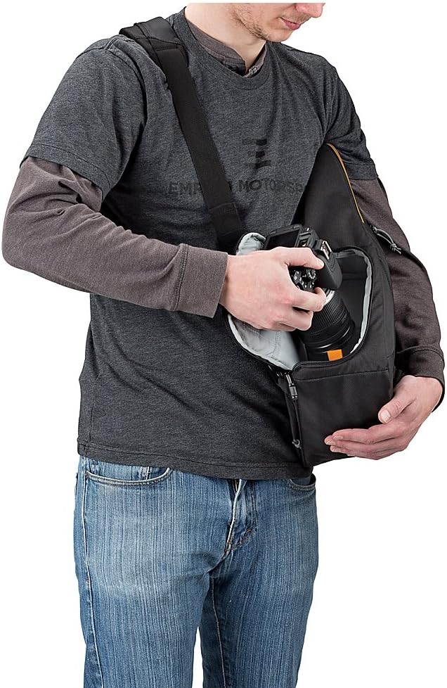 Lowepro LP36899PWW Slingshot Edge 250 AW - A Secure, Slim, Smart and Protective Sling for a Compact DSLR or DJI Mavic Pro/Mavic Pro Platinum,Black,9.06 x 4.72 x 8.27 in - Image 6