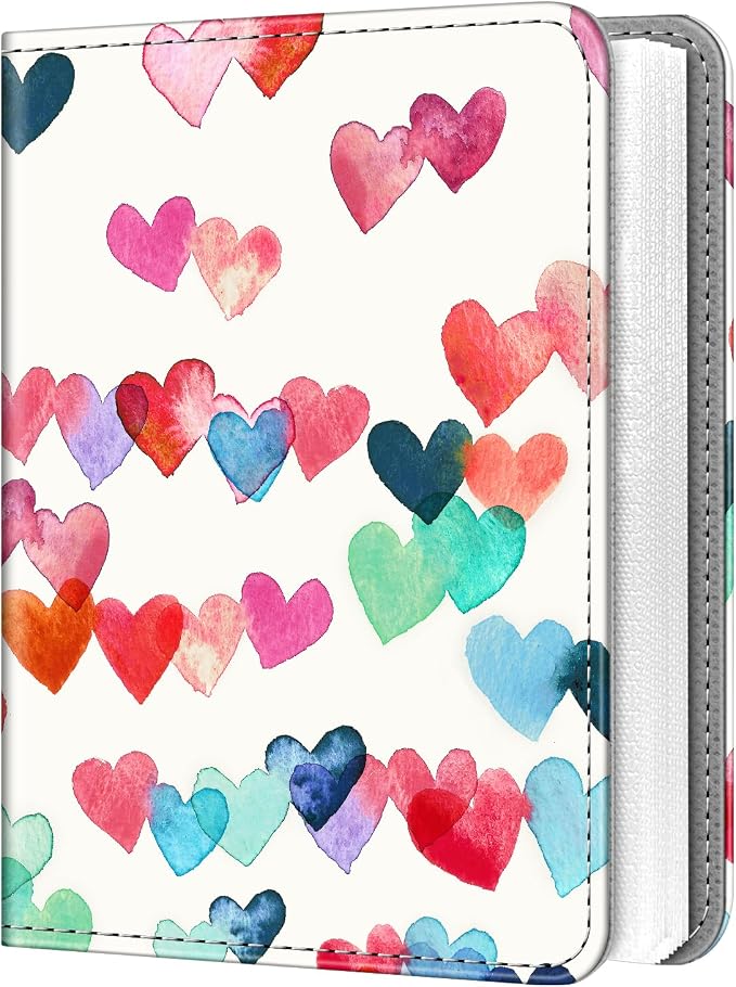 Fintie Photo Album For Fujifilm Instax Mini 2x3 Inch Films - 256 Pockets | For Fujifilm Instax Mini 13/12/11/99/40/Evo/Se/7+/Liplay Instant Camera, Photos Keepsakes, Kids Memory Book, Raining Hearts - Image 8