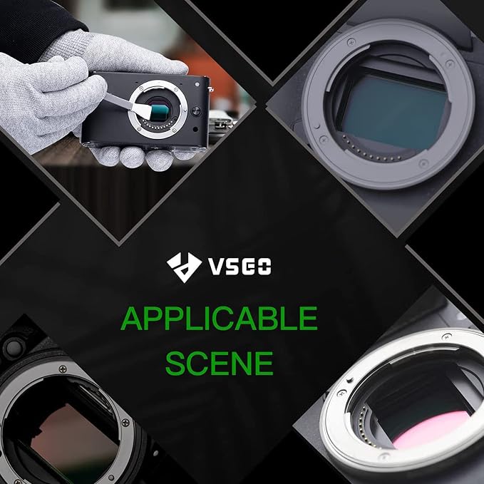 VSGO M43 Camera Sensor Cleaning Swabs, 12mm, 12 Pack | Ultra-Soft Flexible Head; Ergonomic Non-Slip Handle; Individually Vacuum Sealed; Lint-Free Material; Dry Cleaning Design - Image 7