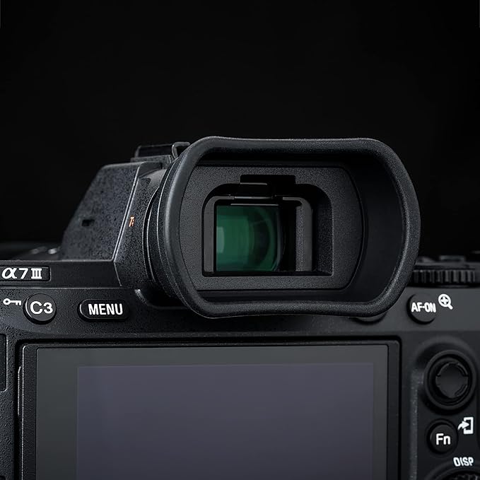Extended Replaces Sony FDA-EP18 FDA-EP16 FDA-EP15 Eyecup Eyepiece | Soft Silicon,Camera Eye Cup Viewfinder Eyeshade,for Sony A7RIV A7RIII A7III A7SII A7RII A7II A7S A7R A7 A9II A9 A58 A99II - Image 9
