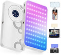 RGB Video Light, 135 LED Portable Camera Light, 360° Full Color Photography Lighting, 2700-7500K CRI 95+, 13 Light Modes for Phone, DSLR Video Recording, Vlog, YouTube Game Live Streaming by YULINKCOLighting