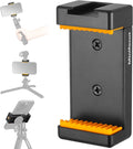 MINIFOCUS Phone Tripod Mount with Cold Shoe for iPhone and Other Phone, Universal Adjustable Smartphone Holder with 1/4'' Screw Hole Used for Microphone LED Video Light Monopod Selfie Stick Tripod by MINIFOCUS