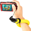 JJC Floating Wrist Strap for Underwater Camera Action Camera Phone, Yellow | for Gopro Hero 13 12 DJI Osmo Action 6 5 Pro Olympus TG-7 TG-6 TG-5 Kodak Pixpro WPZ2 Pentax WG-90 Fuji XP140 XP130 XP90 XP80 by JJC