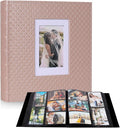 RECUTMS Photo Albums 4x6 Pictures, 600 Pockets Large Capacity Picture Album | Acid-Free Black Pages, Leather Cover, Dual Horizontal/Vertical Pockets, Custom Photo Cover, Perfect for Wedding, Family&Trave by RECUTMS