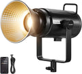 NEEWER CB200B 210W LED Video Light with 2.4G/APP Remote Control, All Metal Bi Color COB Continuous Output Lighting with Bowens Mount 90000Lux/1m 2700K-6500K CRI/TLCI97+ 12 Effects for Video Recording by Neewer