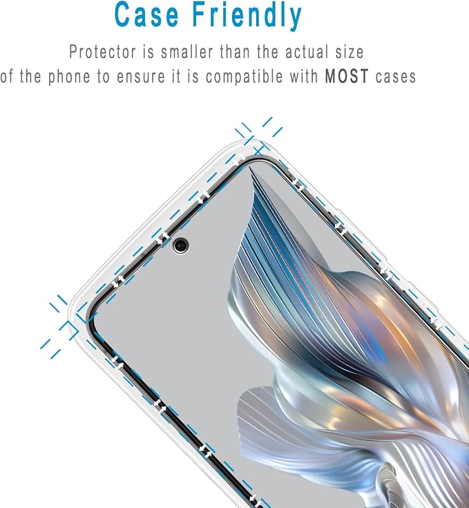 2 Pack Screen Protector for Samsung Galaxy S24 Plus Tempered Glass | with 2 Pack Camera Lens Protector, Anti Scratch, Bubble Free - Image 6