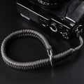 Paracord Camera Wrist Strap Lanyard-Quick Release for DSLR Mirrorless Black | Adjustable wrist size,High-strength paracord material, lightweight 1.16oz, secure metal clasp,Fits Canon Nikon Sony Fuji by QiangNi