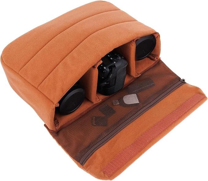 Padded Camera Organizer Insert Bag Soft Protective Cube | for Backpack or Tote by Unknown