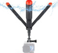 Floating Selfie Stick for GoPro Hero 13 12 11 10 9 8 Max Mission | 4 in 1 Floating Handle Stick Tripod Waterproof Extension Pole Monopod Hand Grip for GoPro DJI OSMO Action 6 5 Pro 4 AKASO by YALLSAME