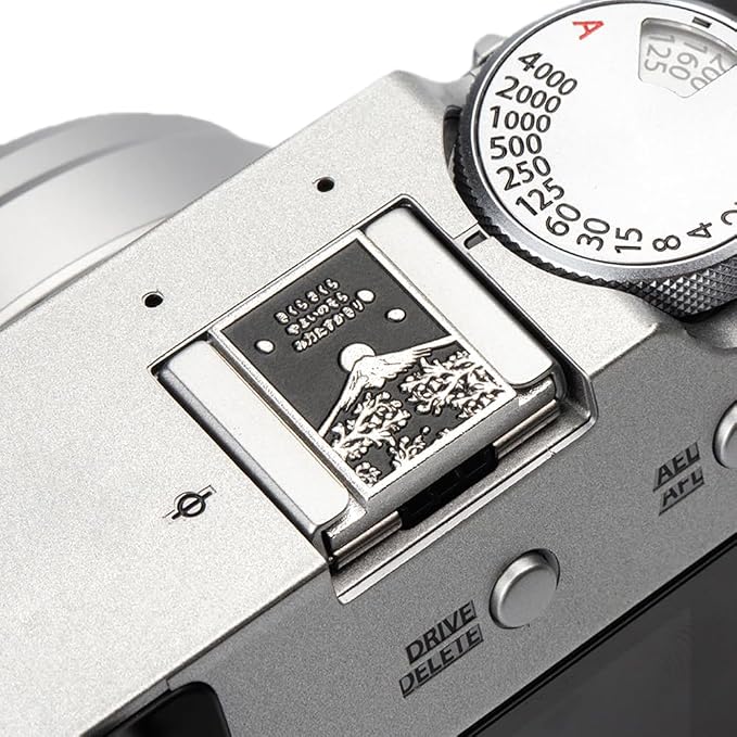 Falling Cherry Blossoms Camera Metal Hot Shoe Cover for Fujifilm x100vi xpro1 xt50 xt30 xm5 xe5 for Nikon zf zfc df (Aluminum Alloy-Hot Shoe Cover) - Image 2