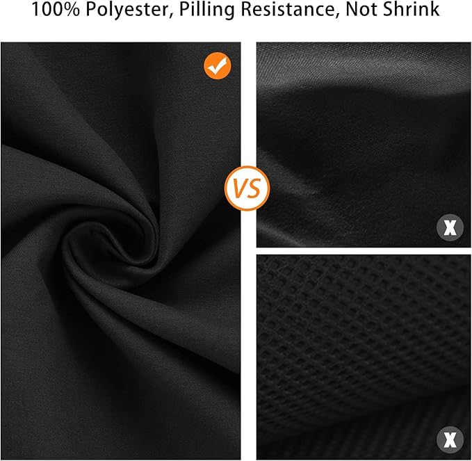 7x10 FT Black Photo Backdrop 100% Polyester Photography Background | Non-Reflective, Wrinkle-Resistant, Foldable Washable Black Sheet for Professional Photoshoot Portraits Party Video Studio - Image 4