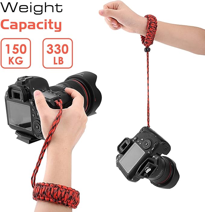 MoKo Paracord Nylon Braided Camera Hand Grip Strap for Video Camcorder/Binoculars/Nikon/Canon/Sony/SLR/DSLR Digital Camera - Image 5