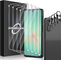 4+4 for Samsung Galaxy A26 5G Screen Protector Camera Lens Protector | 9H Tempered Glass Cell Phone Protector by SOMINGUIZN