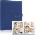 Photo Albums 4x6 Pictures – 152 Pockets Vegan Leather Cover Memory Album Book, Suitable for Family Wedding Boys Girls and Babies Storage (Dark Blue) by Tugle