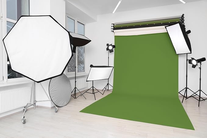 Denny Mfg Seamless Paper Backdrop for Photoshoot,Green Screen, 107in x 36ft | Photoshoot backdrop, Matte Finish for Portraits, Product Photos and Video Shoots, with Free Roll Gaffer Tape (2 in x 13 ft) - Image 7